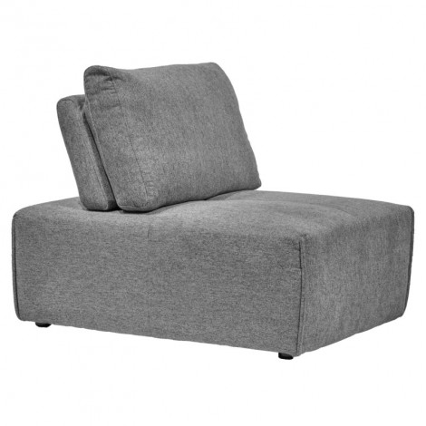 Chauffeuse canapé modulable dossier réglable gris anthracite - MODULO|Canape|Meuble et moi