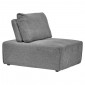 Chauffeuse canapé modulable dossier réglable gris anthracite - MODULO|Canape|Meuble et moi