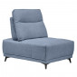 Chauffeuse canapé modulable tissu bleu clair dossier réglable - GINA|Canape|Meuble et moi