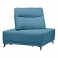 Angle pour canapé modulable en tissu bleu dossier réglable - GINA|Canape|Meuble et moi