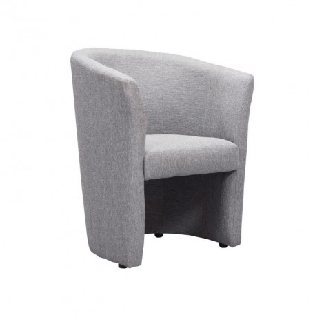 Fauteuil Cabriolet tissu gris - CABRI|Fauteuil / Chauffeuse|Meuble et moi