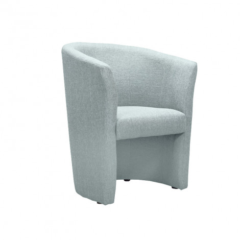 Fauteuil cabriolet en tissu vert d'eau avec accoudoirs - CABRI|Fauteuil / Chauffeuse|Meuble et moi
