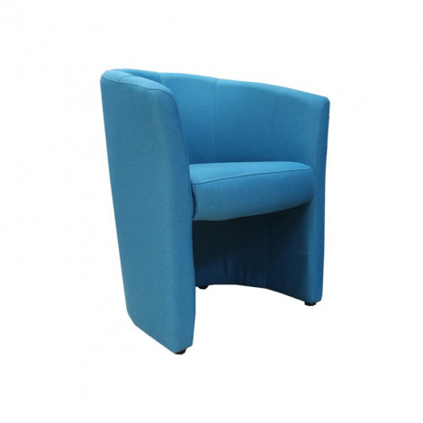 Fauteuil cabriolet en tissu bleu lagon - CABRI|Fauteuil / Chauffeuse|Meuble et moi