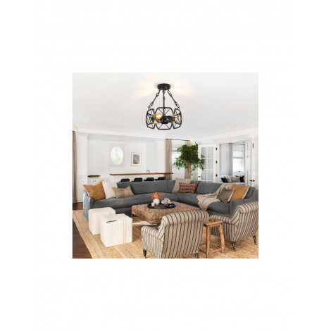 Plafonnier en métal de style industriel rétro KL81|Plafonnier|Kiki Lighting