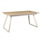 Table de repas extensible 160/200 cm placage bois de chêne - MARJORIE|Table|Meuble et moi