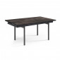 Table extensible 160/240 cm céramique gris vieilli pieds droits - MAINE 09|Table|Meuble et moi
