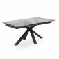 Table extensible 160/240 cm céramique gris marbré pied croix - DAKOTA 04|Table|Meuble et moi