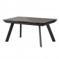 Table extensible 160 à 240 cm en céramique gris et pieds acier - DRAKKAR|Table|Meuble et moi