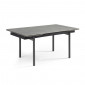 Table extensible 180/260 cm céramique gris marbré pieds droits - ARIZONA 09|Table|Meuble et moi