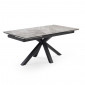 Table extensible 180/260 cm céramique marbré laqué pied croix - DAKOTA 04|Table|Meuble et moi