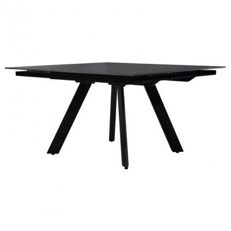 Table carré extensible 140 à 190 cm céramique gris anthracite - RYUK|Table|Meuble et moi