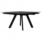 Table carré extensible 140 à 190 cm céramique gris anthracite - RYUK|Table|Meuble et moi