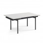 Table extensible 180/260 cm céramique blanc pieds droits - OREGON 09|Table|Meuble et moi