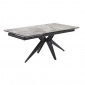 Table extensible 180/260 cm céramique marbré laqué pied étoile - DAKOTA 06|Table|Meuble et moi