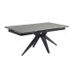 Table extensible 180/260 cm céramique gris marbré pied étoile - ARIZONA 06|Table|Meuble et moi