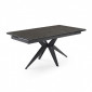 Table extensible 160/240 cm céramique gris foncé pied étoile - UTAH 06|Table|Meuble et moi