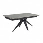 Table extensible 160/240 cm céramique gris marbré pied étoile - ARIZONA 06|Table|Meuble et moi