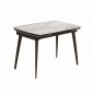 Table extensible 120/179 cm céramique blanc marbré - FLORIDA|Table|Meuble et moi