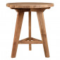 Table de bar D. 89 cm en bois massif pin recyclé - CHALET|Table|Meuble et moi