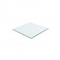 Plateau carré 100x100 en verre trempé transparent|Table|Meuble et moi