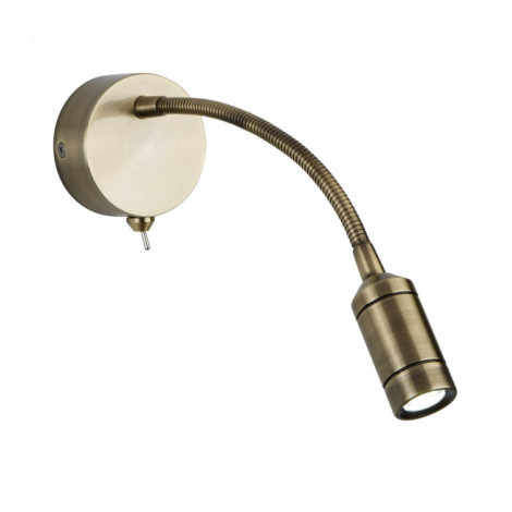 Applique/liseuse LED, laiton antique|Appliques murales|Luminaire Center