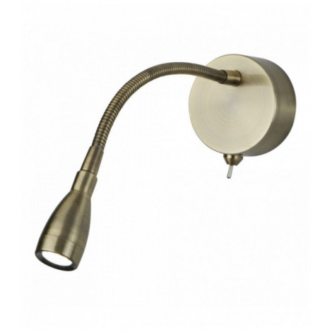 Applique murale orientable led - liseuse led - laiton antique|Appliques murales|Luminaire Center