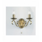 Applique Bernice, laiton antique, 2 ampoules|Appliques murales|Luminaire Center