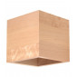 Applique murale QUAD bois bois naturel 1 ampoule|Appliques murales|Luminaire Center