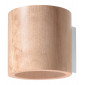 Applique murale ORBIS bois bois naturel 1 ampoule|Appliques murales|Luminaire Center