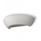 Applique murale OSKAR céramique/verre blanc 1 ampoule|Appliques murales|Luminaire Center