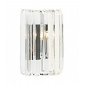 Applique murale Sketch chrome poli et cristal 1 ampoule|Appliques murales|Luminaire Center