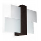 Applique murale FENIKS bois/verre wenge 1 ampoule|Appliques murales|Luminaire Center