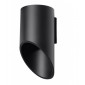 Applique murale PENNE aluminium noir hauteur 20 Cm|Appliques murales|Luminaire Center