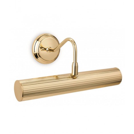 Applique à tableau Reeded 2 ampoules Laiton poli|Appliques murales|Luminaire Center