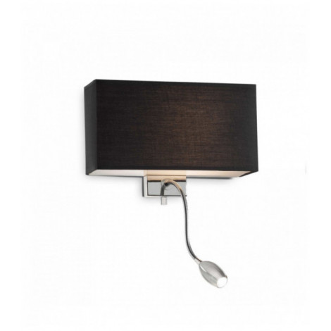 Applique murale Noire HOTEL 2 ampoules|Appliques murales|Luminaire Center