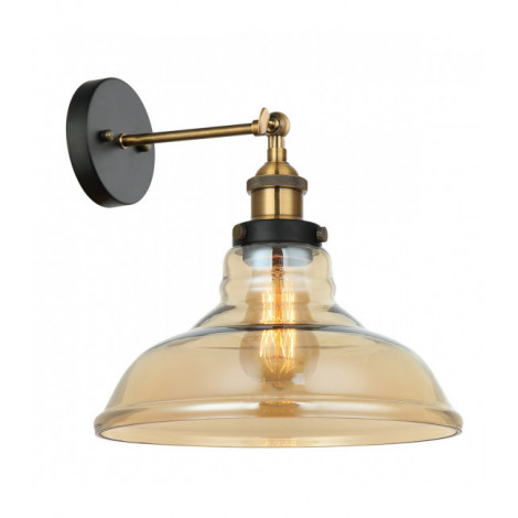 Applique murale industrielle et rétro Hubert Noir, doré|Appliques murales|Luminaire Center