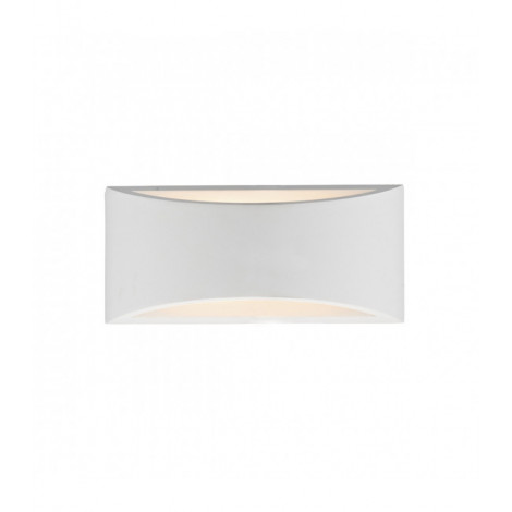 Applique murale Hove blanc et plâtre 2 ampoules|Appliques murales|Luminaire Center