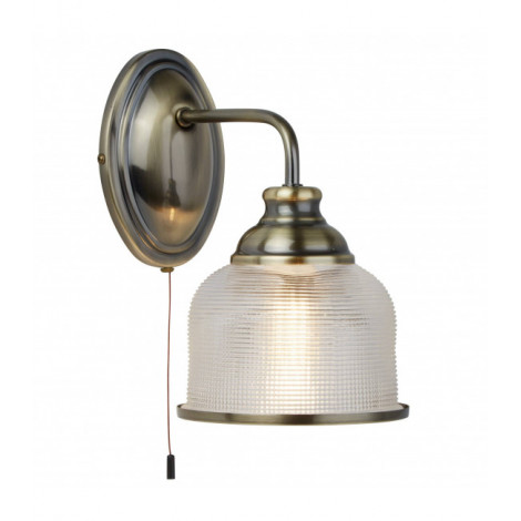 Applique Bistro II, en laiton antique et verre|Appliques murales|Luminaire Center