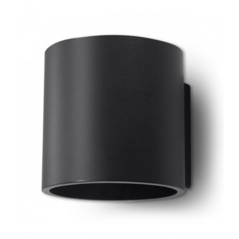 Applique murale ORBIS aluminium noir 1 ampoule|Appliques murales|Luminaire Center