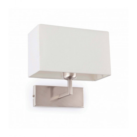 Aplique murale nickel mat Roda 1 ampoule|Appliques murales|Luminaire Center