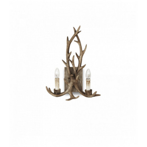 Applique murale Beige CHALET 2 ampoules|Appliques murales|Luminaire Center