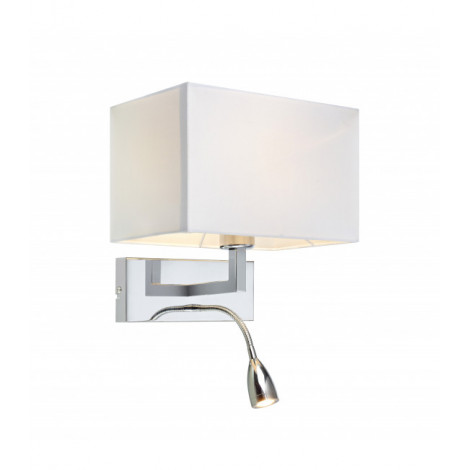 Applique murale SAVOY chromée 2 ampoules|Appliques murales|Luminaire Center