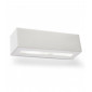Applique murale VEGA céramique/verre blanc 1 ampoule|Appliques murales|Luminaire Center
