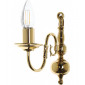 Applique murale Flemish Bougie Laiton 1 ampoule 23cm|Appliques murales|Luminaire Center