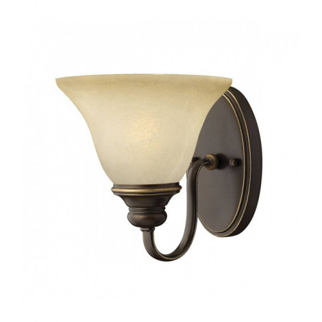 Applique Cello, bronze antique et verre albâtre, 1 ampoule|Appliques murales|Luminaire Center