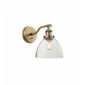 Applique Hansen Acier Verre transparent|Appliques murales|Luminaire Center