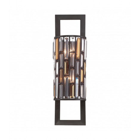 Applique Gemma, bronze et cristal, 20 cm|Appliques murales|Luminaire Center