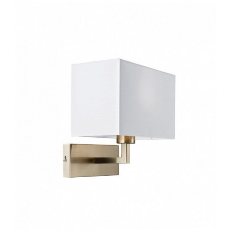 Applique Piccolo, nickel, avec abat-jour blanc|Appliques murales|Luminaire Center