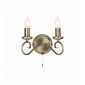 Applique Trafford, laiton antique, 2 ampoules|Appliques murales|Luminaire Center