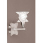 Applique murale Salomon avec interrupteur 1 Ampoule G9, nickel satiné|Appliques murales|Luminaire Center